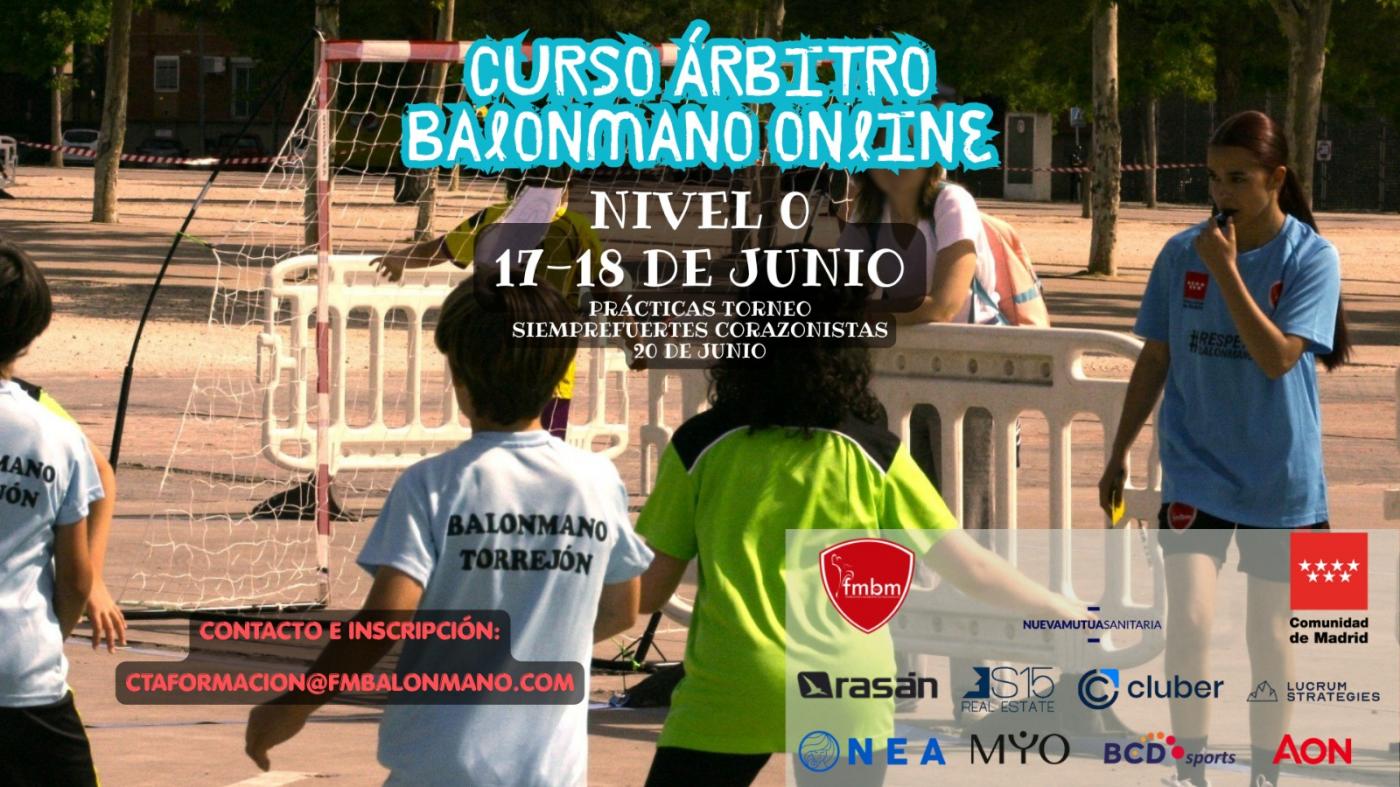 ¿QUIERES INICIARTE COMO ÁRBITRO/A DE BALONMANO? NO TE PIERDAS EL PRÓXIMO CURSO