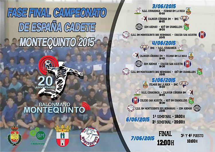 FASE FINAL CAMPEONATO DE ESPAÑA CADETE MASCULINO