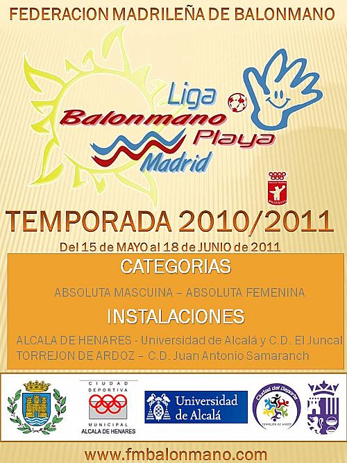 FASE FINAL LIGA BALONMANO PLAYA COMUNIDAD DE MADRID