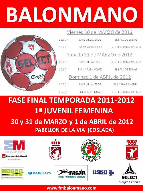 FASE FINAL JUVENIL FEMENINA