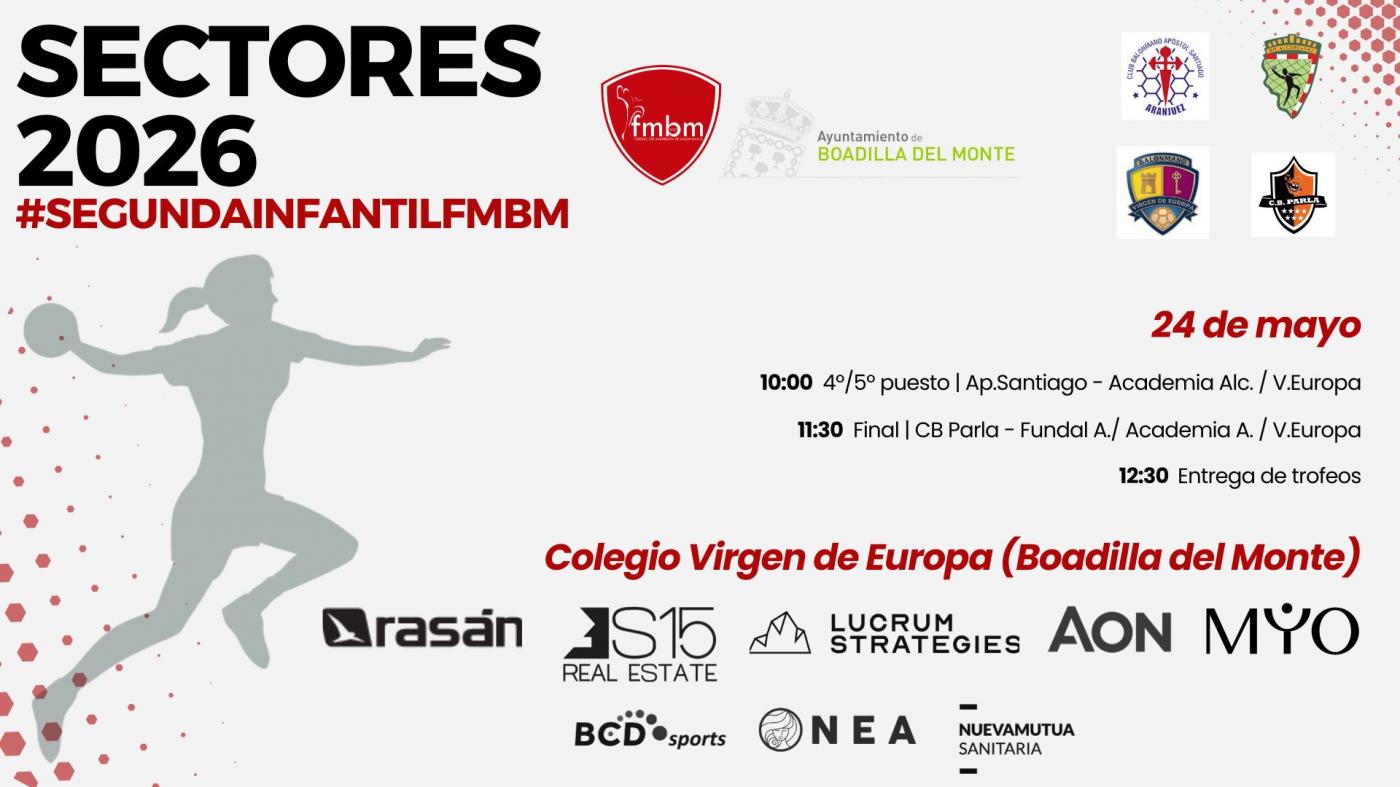 FASES FINALES | EL SECTOR DE SEGUNDA INFANTIL FEMENINA ECHA EL CIERRE ESTE DOMINGO EN BOADILLA