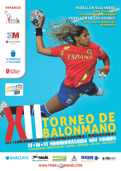 CALENDARIO, XII TORNEO DE SELECCIONES TERRITORIALES