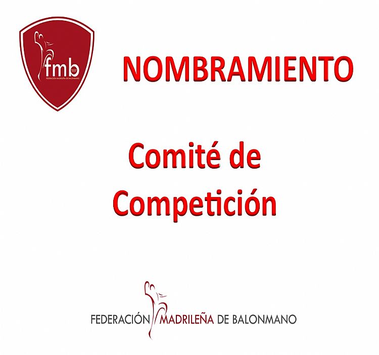 NOMBRAMIENTO COMITE DE COMPETICION