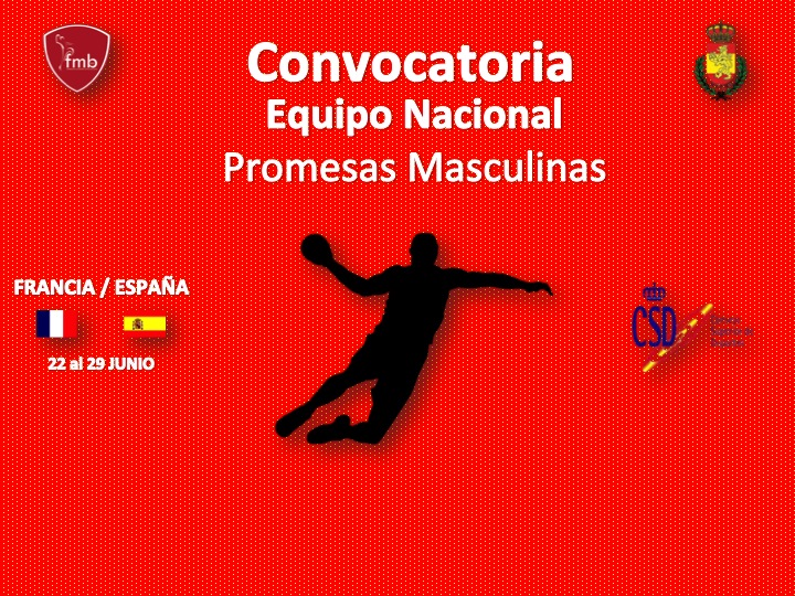 CONVOCATORIA EQUIPO NACIONAL PROMESAS MASCULINAS