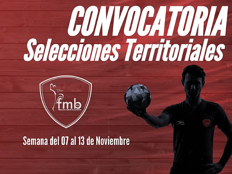 CONVOCATORIA SELECCIONES TERRITORIALES