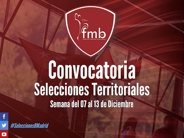 CONVOCATORIA SELECCIONES TERRITORIALES (07-13)
