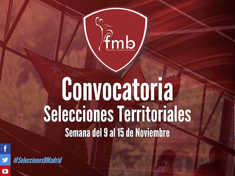 CONVOCATORIA SELECCIONES TERRITORIALES (9-15)
