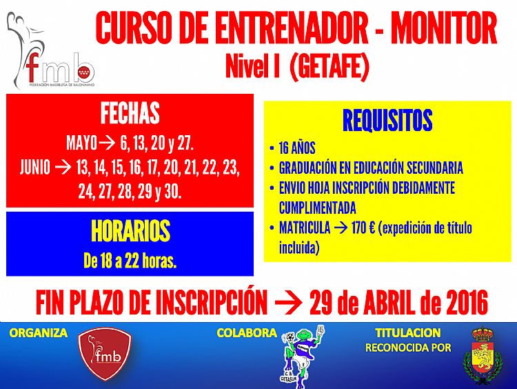 CURSO MONITOR (GETAFE)