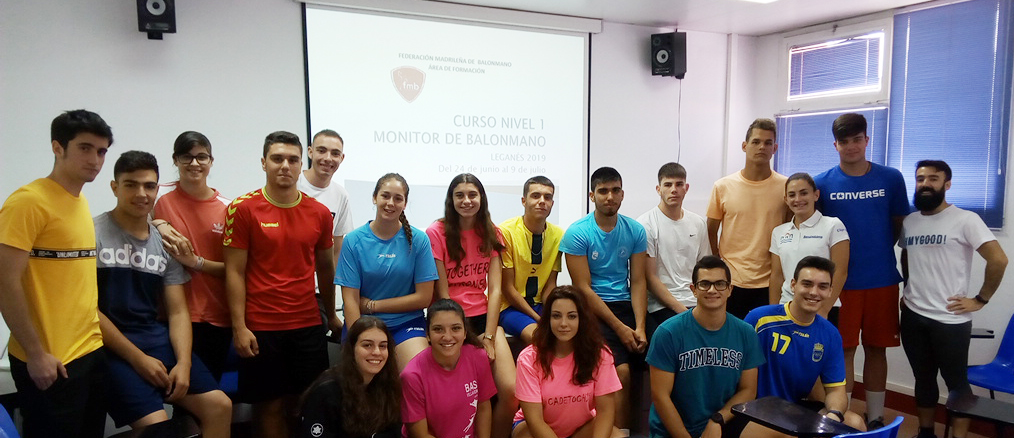 19 ALUMNOS SE FORMARÁN DESDE ESTA SEMANA COMO MONITORES DE BALONMANO EN LEGANÉS