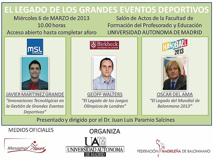 FORO LEGADO EN LOS GRANDES EVENTOS DEPORTIVOS