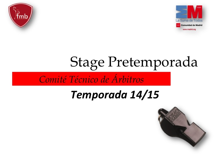 STAGE PRETEMPORADA 14/15