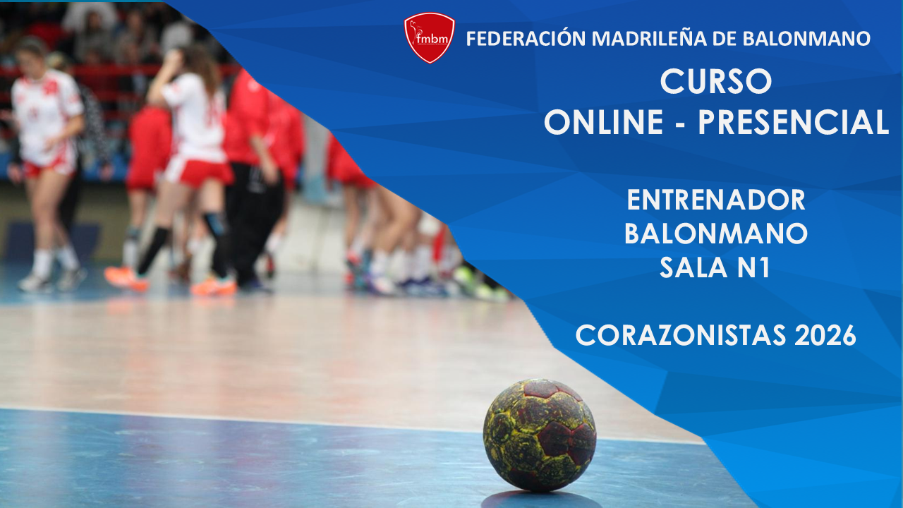 CURSO MONITOR BALONMANO SALA 2026 Corazonistas